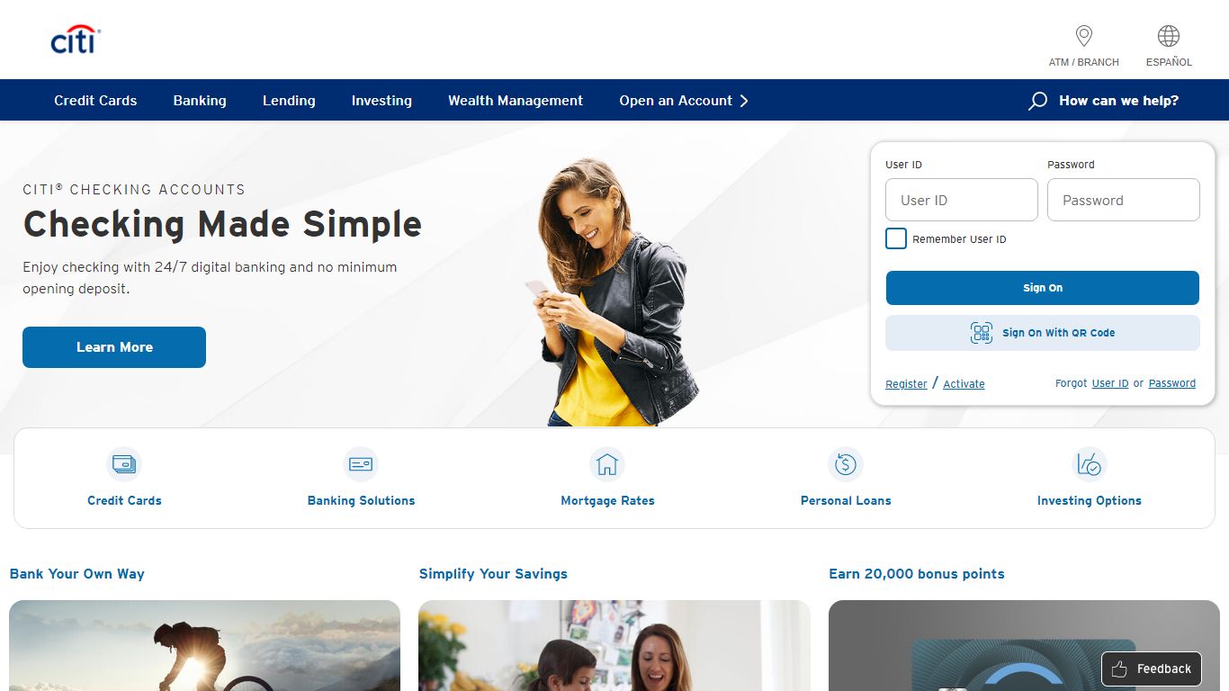 Online Banking, Mortgages, Personal Loans, Investing | Citi.com